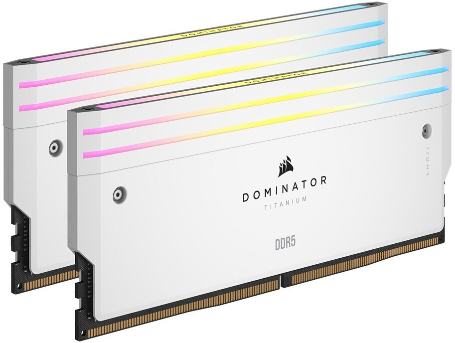 Corsair Dominator Titanium RGB 64Go (2x32Go) DDR5 6600MHz - Mémoire PC Corsair sur grosbill-pro.com - 0