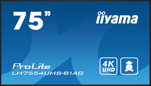 Iiyama LH7554UHS-B1AG (LH7554UHS-B1AG) - Achat / Vente Affichage dynamique sur grosbill-pro.com - 1
