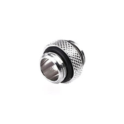Fitting Mâle/Mâle droit argent - 14mm