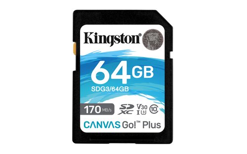 64GB SDXC Canvas 170R C10 UHS-I U3 V30 - Achat / Vente sur grosbill-pro.com - 0