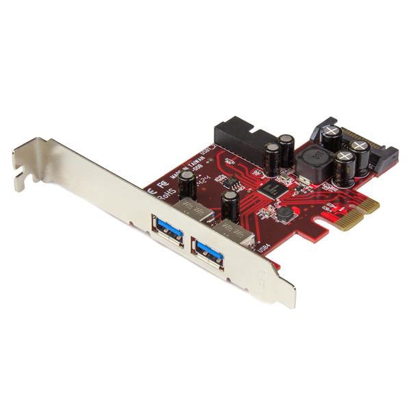 PCI-E 4 Port USB3.0 2Ext./ 2Int.(1x IDC) - Carte contrôleur - 0