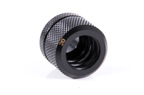 Alphacool Fitting Anti-Off pour Tube rigide noir 14mm G1/4 - Watercooling - 0