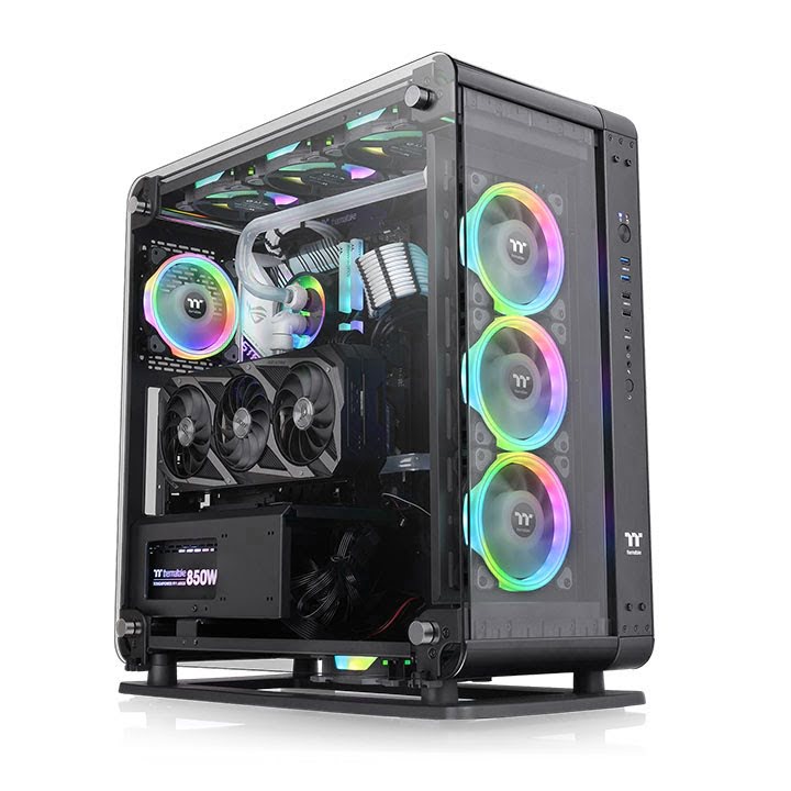 Thermaltake Core P6 TG Black Noir - Boîtier PC Thermaltake - 0