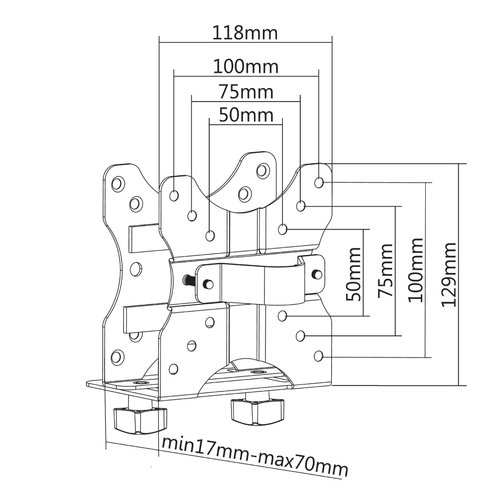 NeoMounts Thin Client Holder - Achat / Vente sur grosbill-pro.com - 8