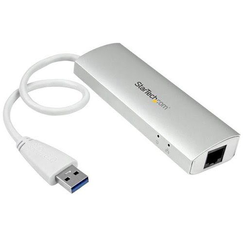 3 Port Portable USB 3.0 Hub plus GbE - Achat / Vente sur grosbill-pro.com - 1
