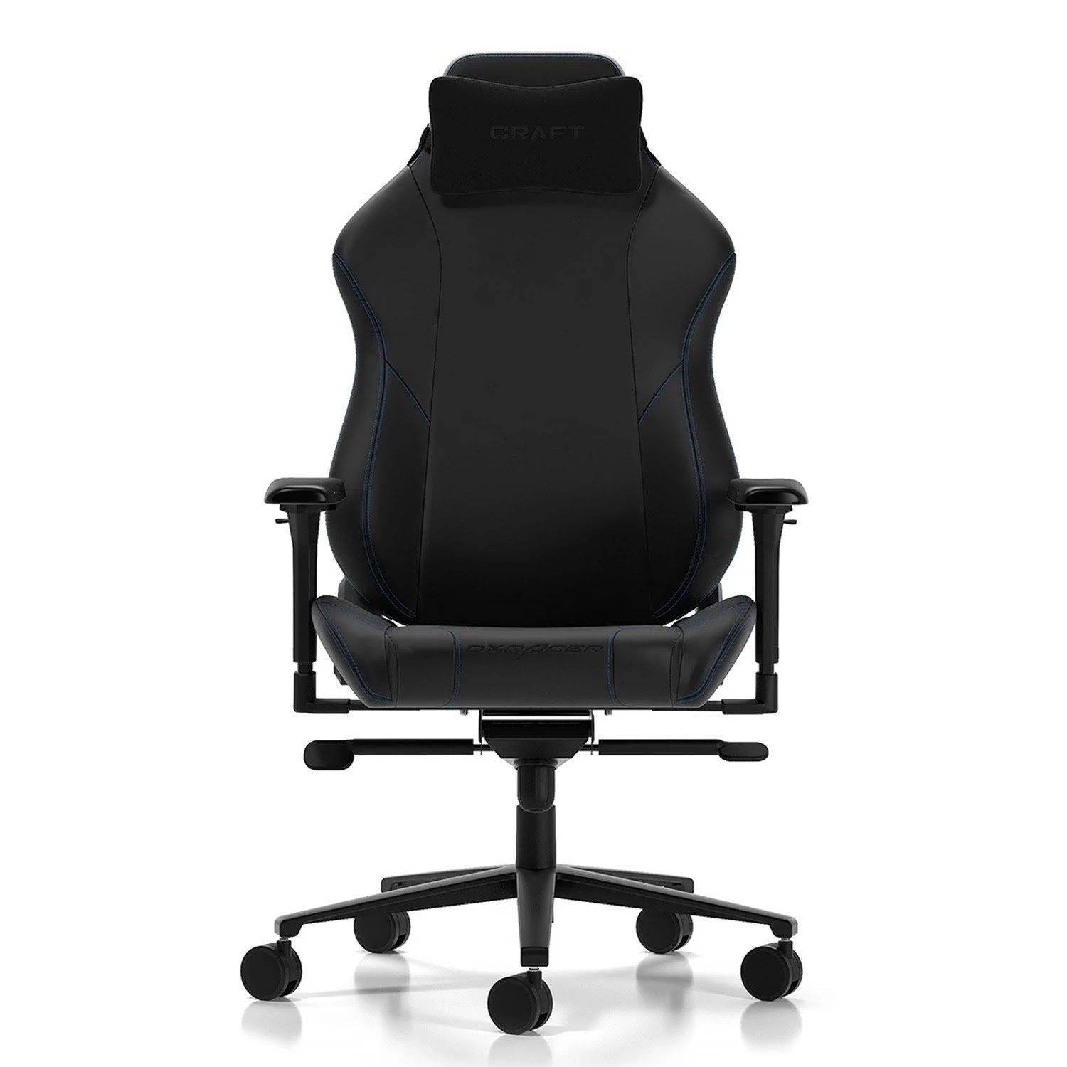 DXRacer CRAFT C001-N-B Noir/Bleu - Siège PC Gamer - grosbill-pro.com - 1