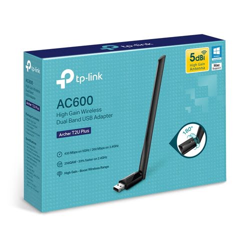 AC600 High Gain Wi-Fi Dual Band USB Adap - Achat / Vente sur grosbill-pro.com - 6