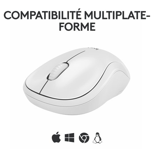 Logitech M240 SILENT WHITE - Souris PC Logitech - grosbill-pro.com - 5