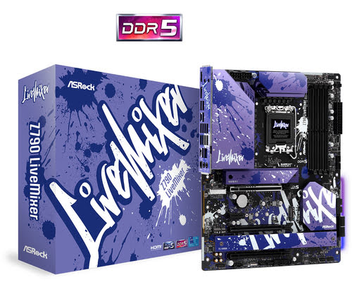 Grosbill Carte mère ASRock Z790 LiveMixer - Z790/LGA1700/DDR5/ATX