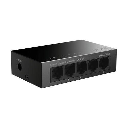 Switch Strong 5 ports 10/100/1000 Metal - SW5000M - grosbill-pro.com - 0