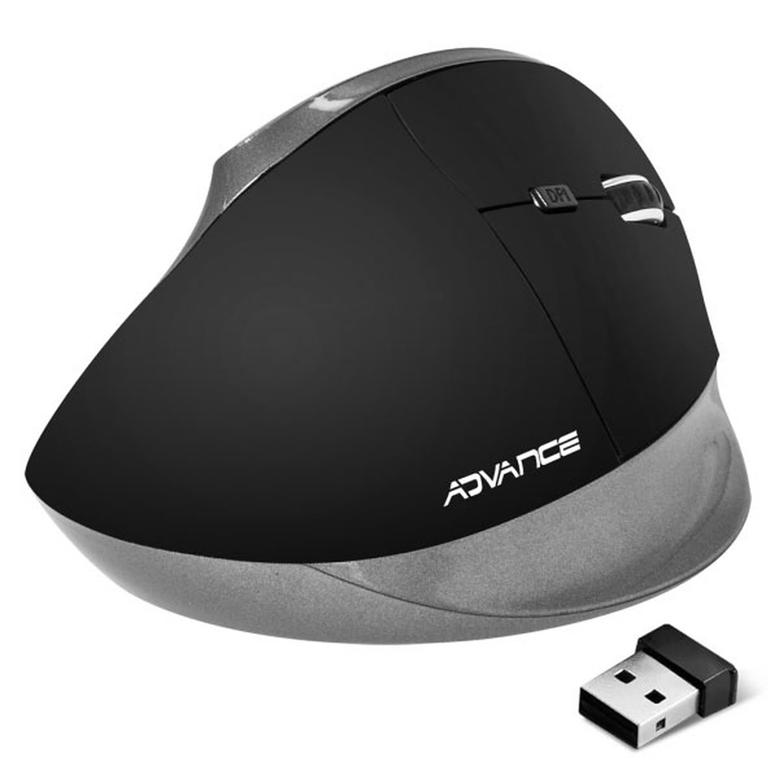 Advance Vertical Plus Black (sans fil ergonomique) - Souris PC - 0