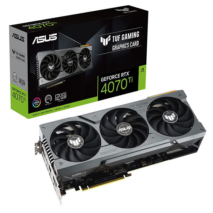 Asus GeForce RTX 4070 Ti TUF O12G GAMING  - Carte graphique Asus - 0