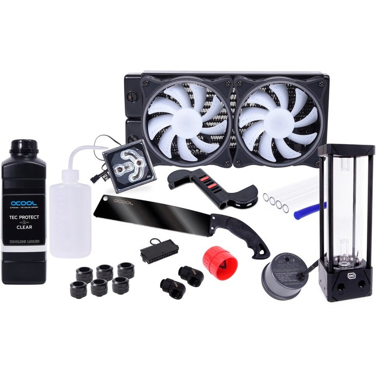 Alphacool Kit Watercooling complet  -  Hurrican 240mm XT45 - Watercooling - 0