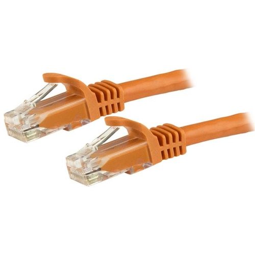 Grosbill Connectique TV/Hifi/Video StarTech Cable ? Orange CAT6 Patch Cord 7.5 m