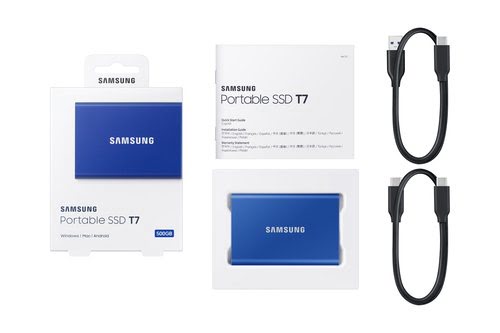 Samsung T7 500 GB BLUE - Achat / Vente sur grosbill-pro.com - 11