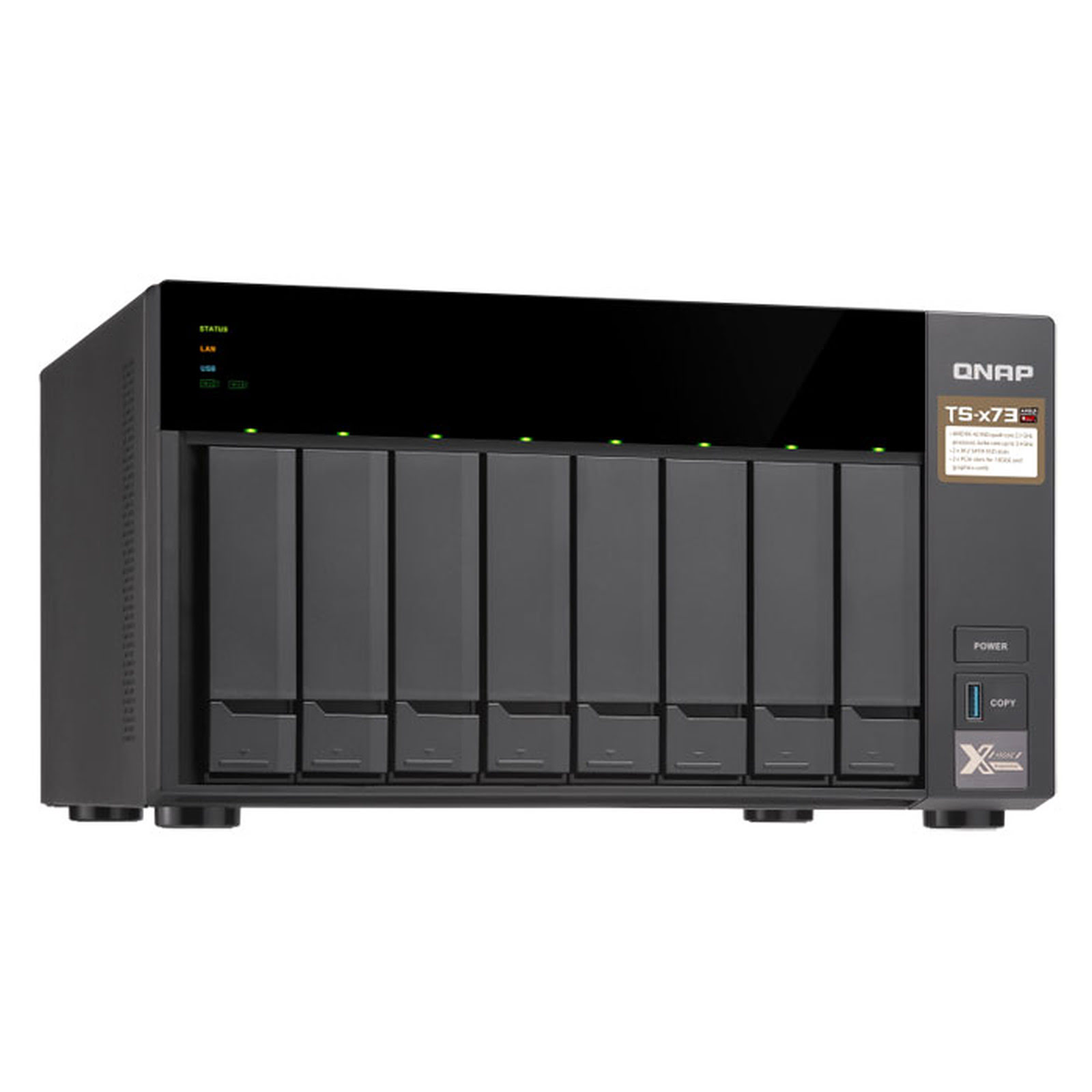 Qnap TS-873-8G - 8 HDD - Serveur NAS Qnap - grosbill-pro.com - 4