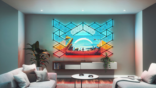 Nanoleaf Kit 4D TV Screen Mirror + Bande Led - Jusqu'à 85" (NF082K02-52LS) - Achat / Vente Objet connecté / Domotique sur grosbill-pro.com - 9