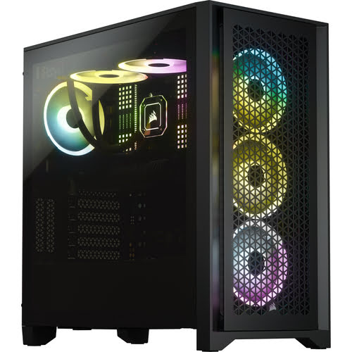 Corsair iCUE 4000D Airflow RGB TG Noir - Boîtier PC Corsair - 4