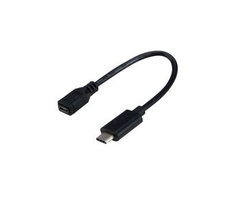 USB 3.1 type to USB 2.0 micro B fem 17cm