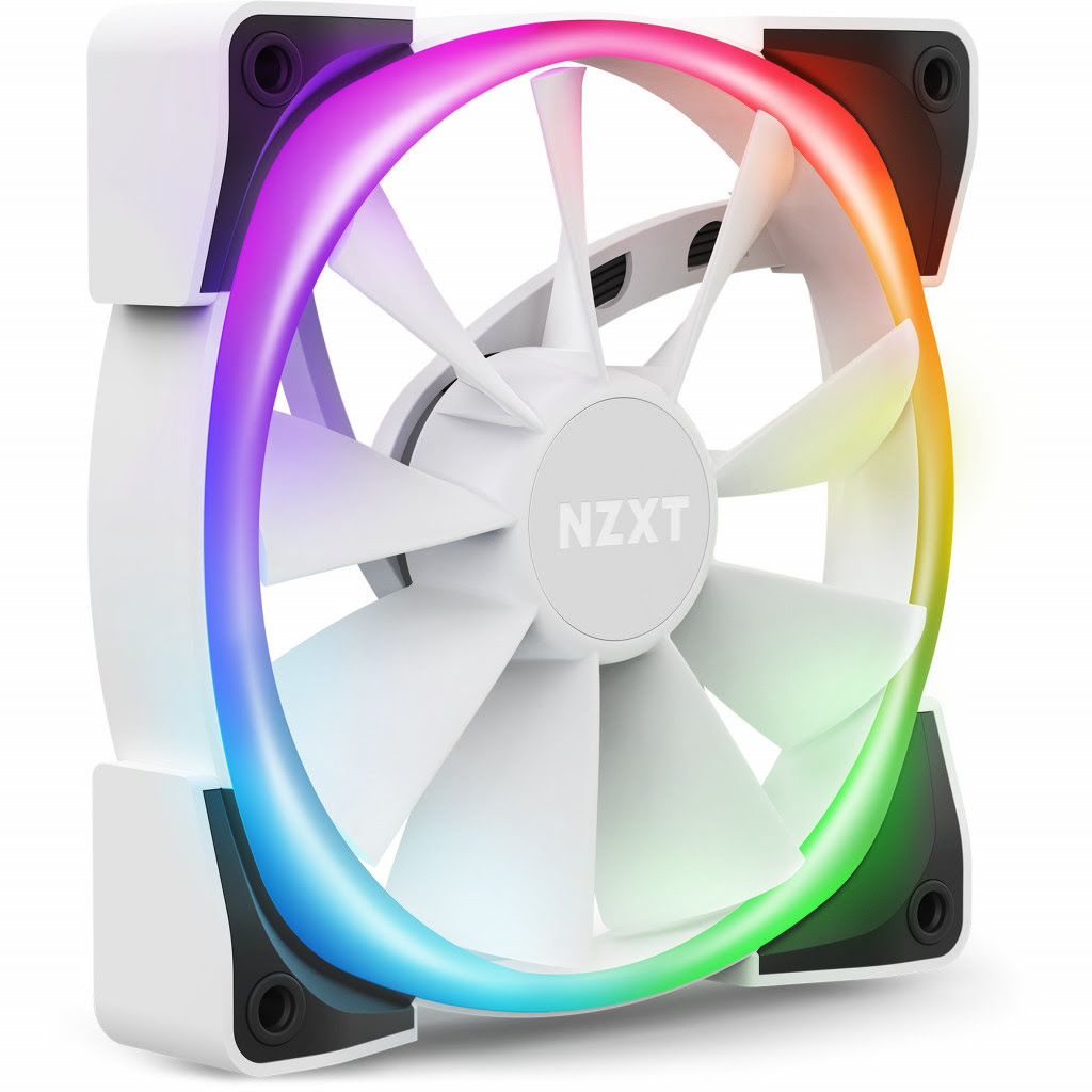 NZXT Aer RGB Blanc 2 Series 120mm - Ventilateur boîtier NZXT - 1