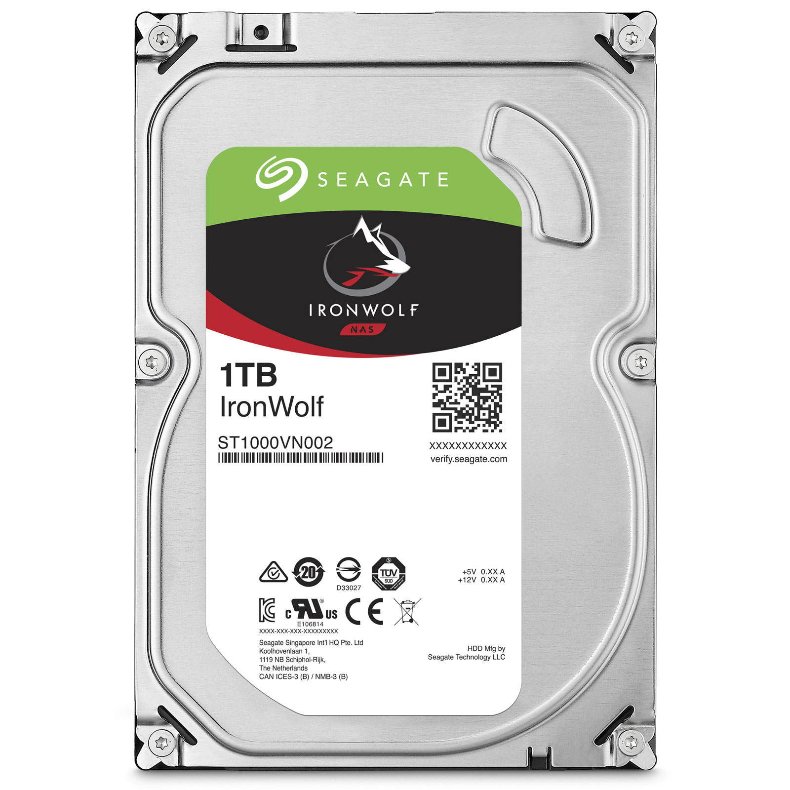 Seagate ST1000VN002  5900 Tr/min - Disque dur 3.5" interne - 0