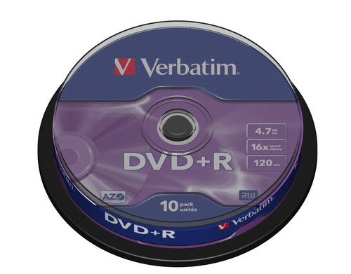 DVD+R/4.7GB 16x AdvAZO Spdl 10pk - Achat / Vente sur grosbill-pro.com - 0