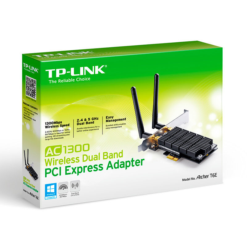 TP-Link PCI-E WiFi 802.11AC - ARCHER T6E - Carte réseau TP-Link - 1