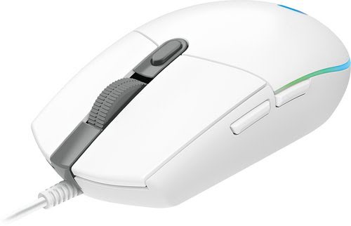 Grosbill Souris PC Logitech G102 LIGHTSYNC Gaming Mouse WHITE (910-005824)