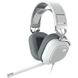 Grosbill Micro-casque Corsair HS80 RGB USB Blanc