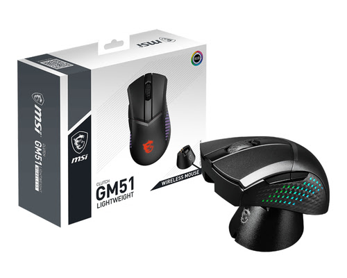 MSI Clutch GM51 Lightweight Wireless - Souris PC MSI - grosbill-pro.com - 3