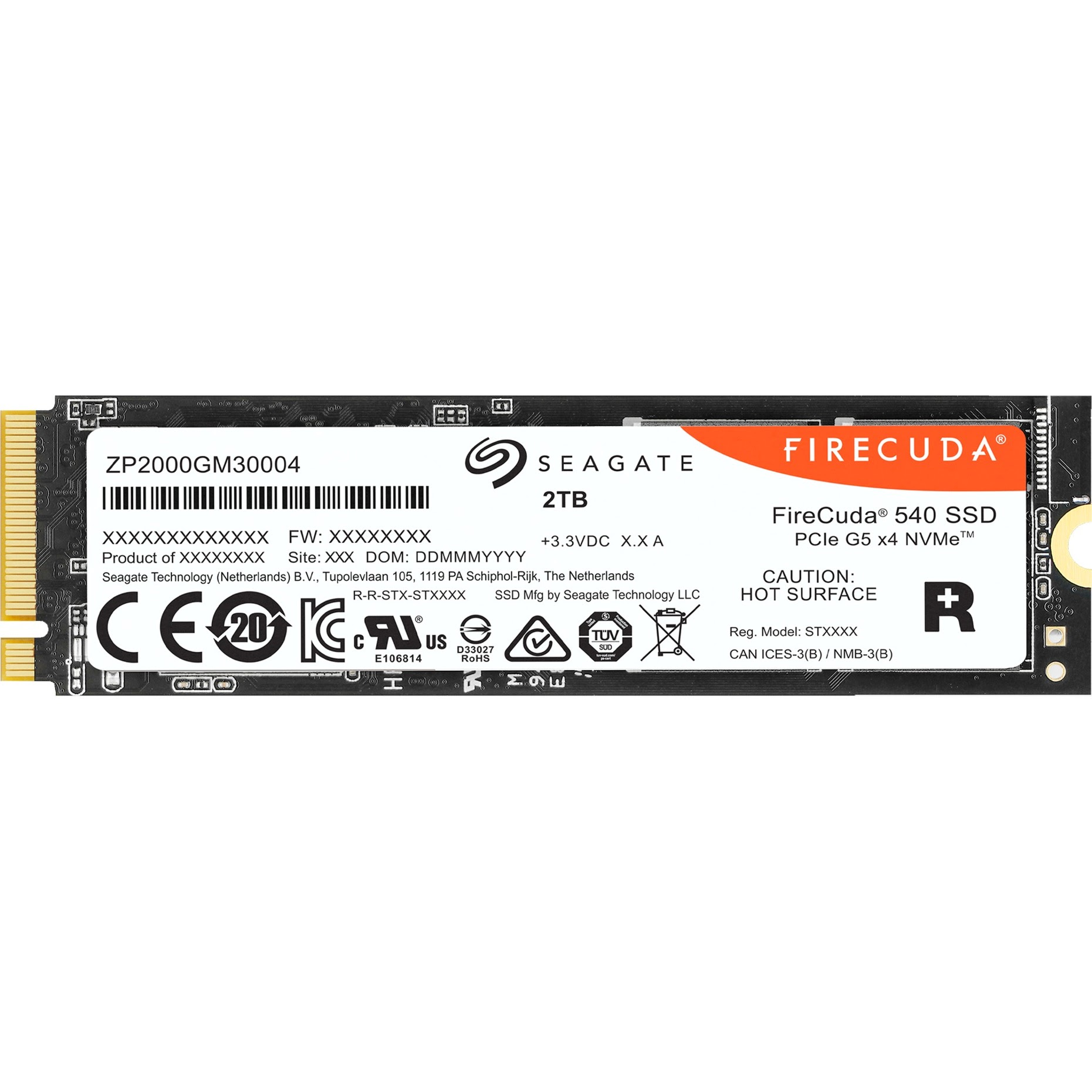 Seagate FireCuda 540  M.2 - Disque SSD Seagate - grosbill-pro.com - 2