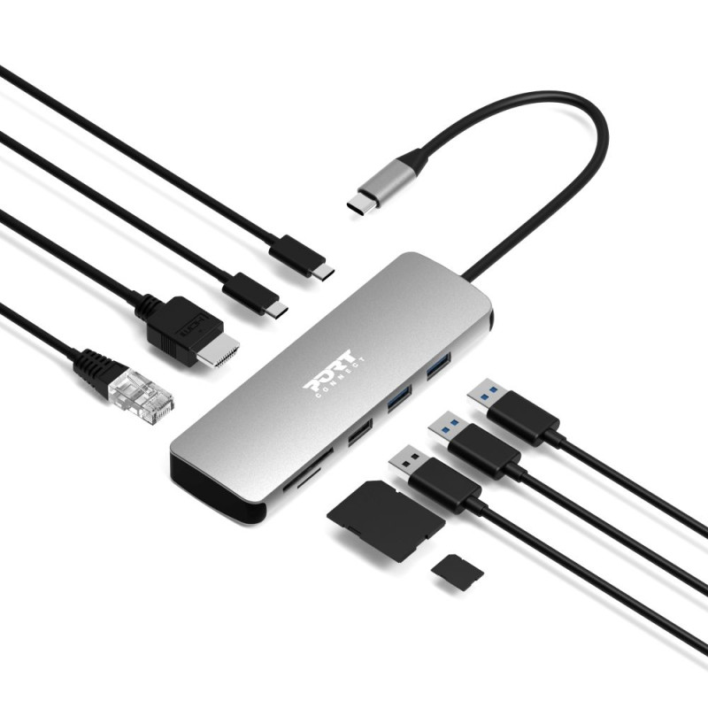 DOCKING TYPE C 9IN1 1x4K HDMI 85W#
