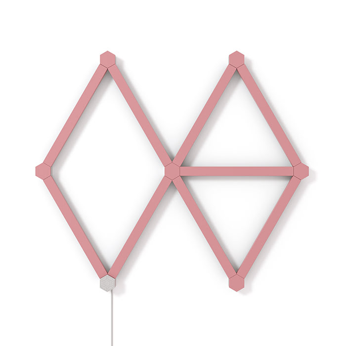 Nanoleaf Lines Skin Rose Mate - 9 pièces (NL59-0001PM-9PK) - Achat / Vente Objet connecté / Domotique sur grosbill-pro.com - 0