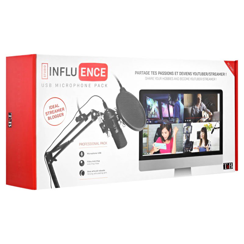 T'nB Kit Streamer complet avec micro (PKSTREAMER) - Achat / Vente Accessoire Streaming / Vlogging  sur grosbill-pro.com - 1