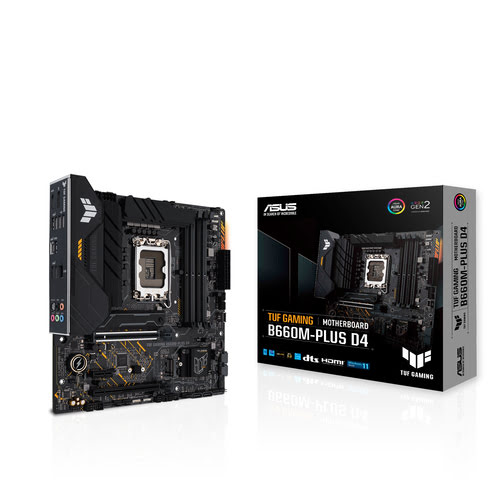 Asus TUF GAMING B660M-PLUS D4 Micro-ATX  - Carte mère Asus - 0