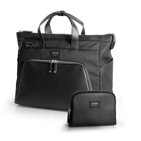 Port Sac à main et pochette Muse Signature - 16" - Noir