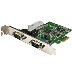 Grosbill Carte contrôleur StarTech PCI-E 2x RS232 - PEX2S1050