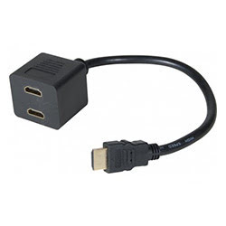 image produit GROSBILL Splitter HDMI - 2 écrans simultanés Grosbill