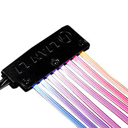 Grosbill Connectique PC Lian-Li Nappe alimentation CG RGB - Strimer plus 2x8 pins