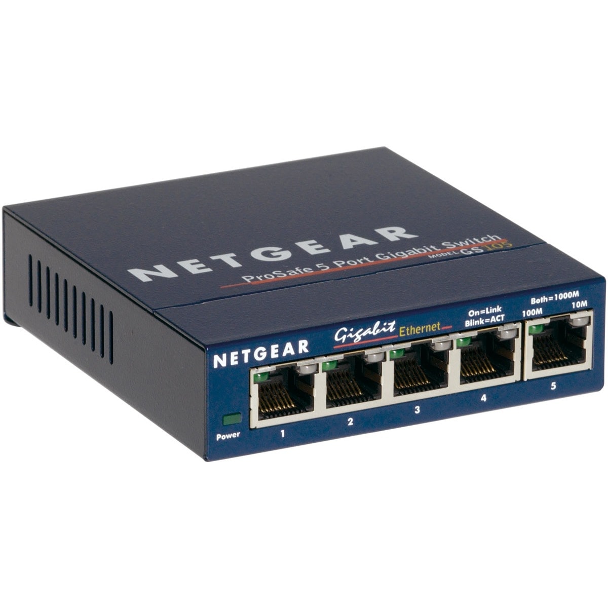Switch Netgear ProSafe GS105 - 5 ports gigabit# - grosbill-pro.com - 0
