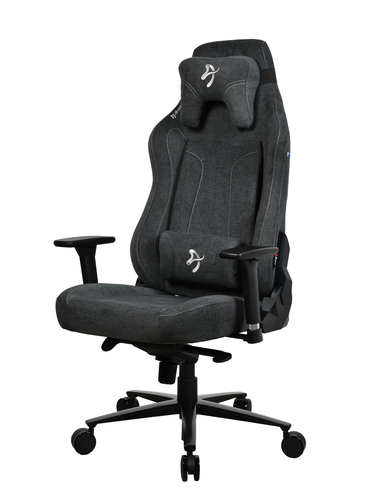 Arozzi Vernazza XL SoftFabric Gris - Siège PC Gamer - grosbill-pro.com - 1