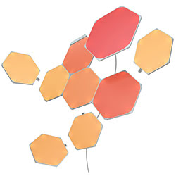 Grosbill Objet connecté / Domotique Nanoleaf Shapes Hexagons Starter Kit - 9 pièces 