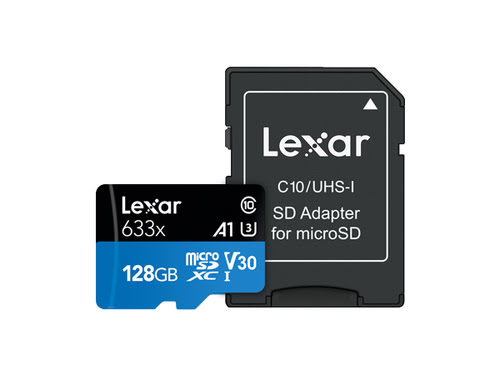Lexar Micro SDHC 128Go Class 10 + Adapt - Carte mémoire Lexar - 2