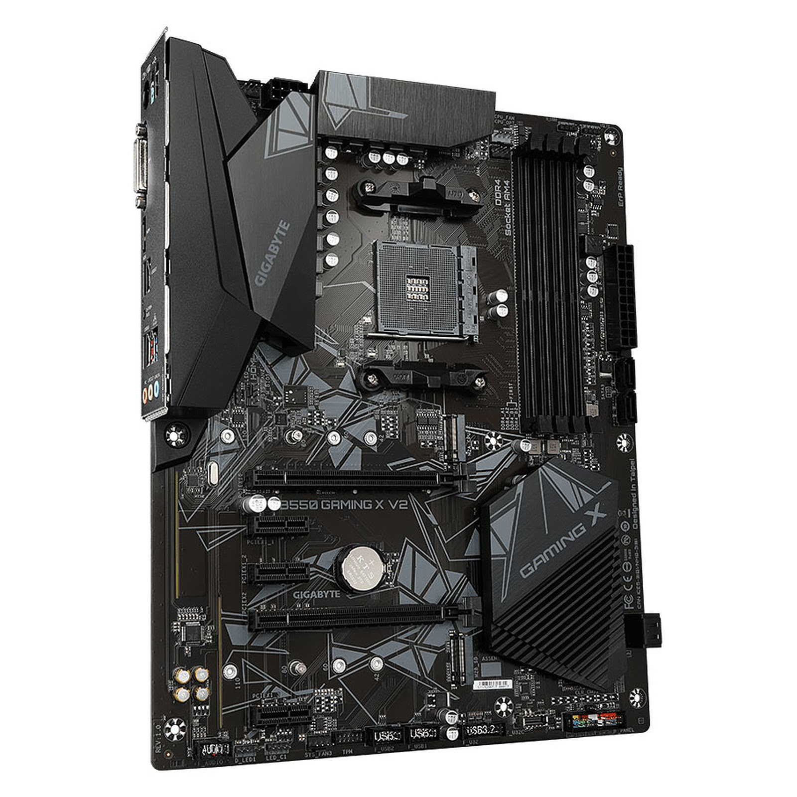 Gigabyte B550 GAMING X V2 ATX  - Carte mère Gigabyte - grosbill-pro.com - 2