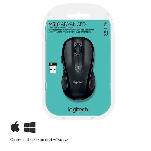 Wireless Mouse M510 - BLACK - EMEA - Achat / Vente sur grosbill-pro.com - 6