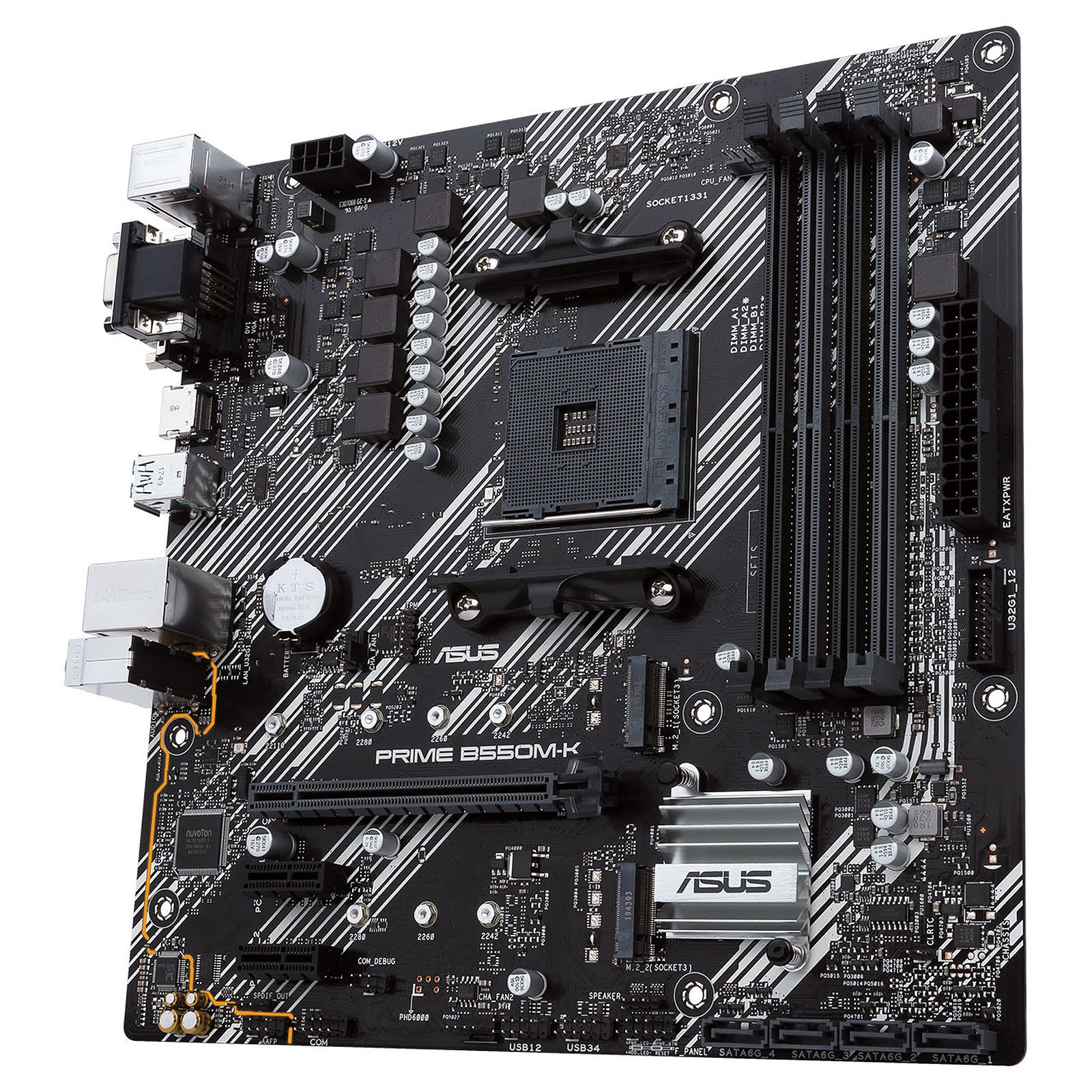 Asus PRIME B550M-K Micro-ATX  - Carte mère Asus - grosbill-pro.com - 2