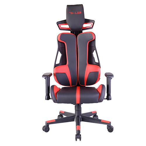 The G-LAB K-Seat Carbon Noir/Rouge - Siège PC Gamer - grosbill-pro.com - 0