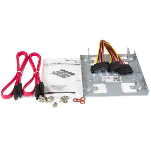 Dual 2.5 SATA HDD to 3.5 Mount Bracket - Achat / Vente sur grosbill-pro.com - 5