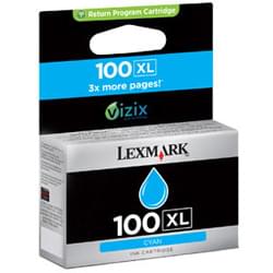 Grosbill Consommable imprimante Lexmark Cartouche N°100XL Cyan - 14N1069E