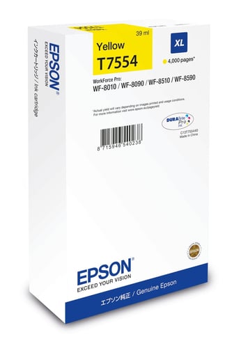 Epson Cartouche Jaune - C13T75544N